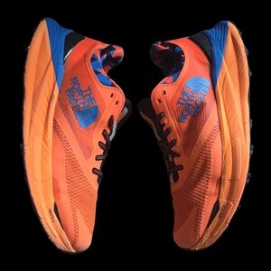 The North Face VECTIV Trail Running Shoes Men US 9.5 Orange Blue